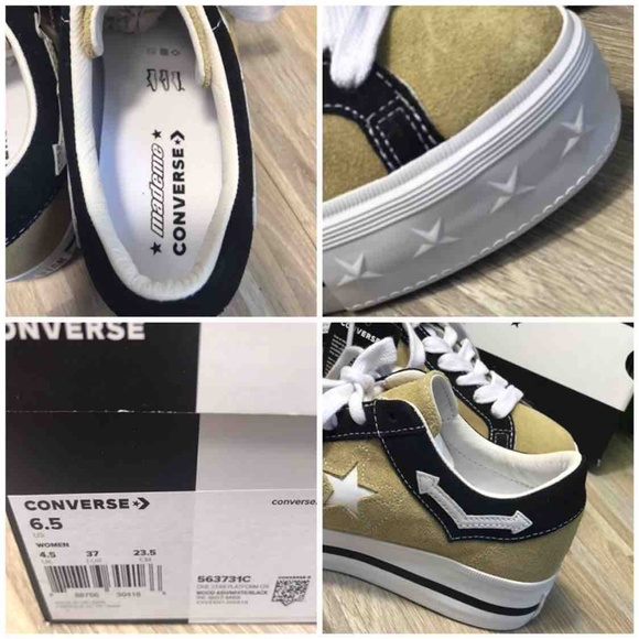 Converse xMademe One Star Platform Wood Ash SuedeW - Picture 8 of 8